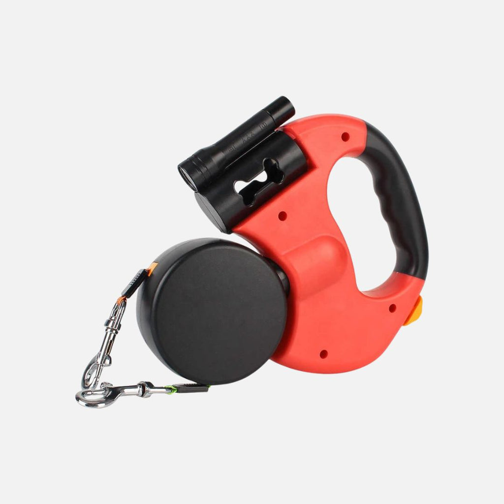 Correa doble antienredos con luz y depósito