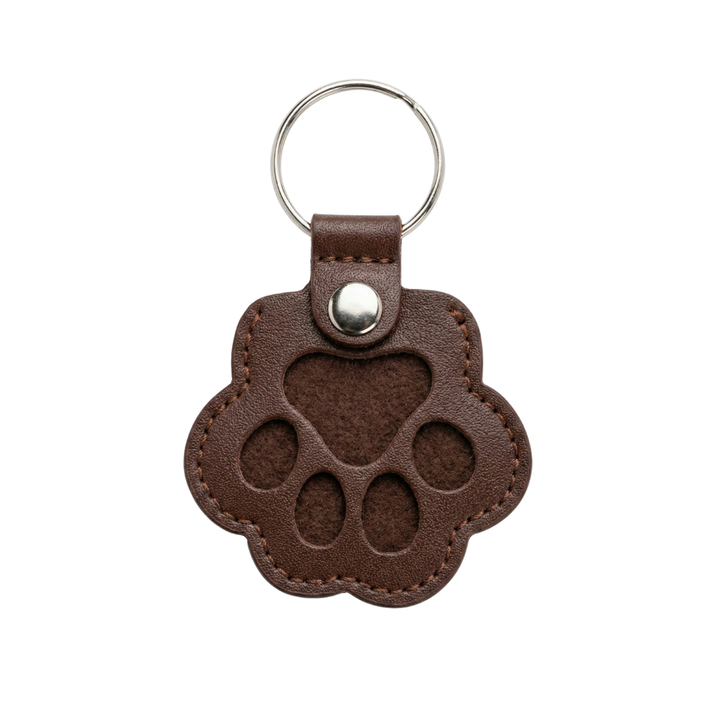 Portachiavi ricordo per peli di animali domestici