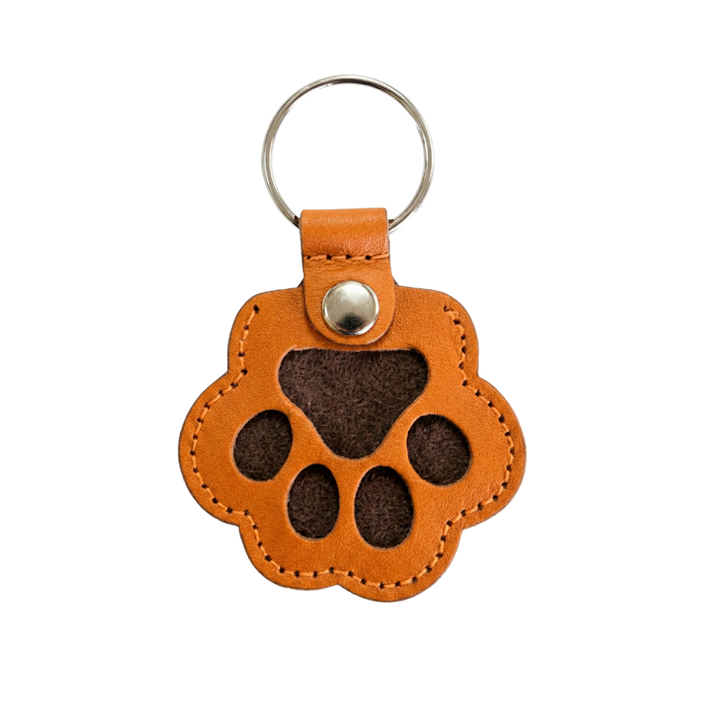 Portachiavi ricordo per peli di animali domestici