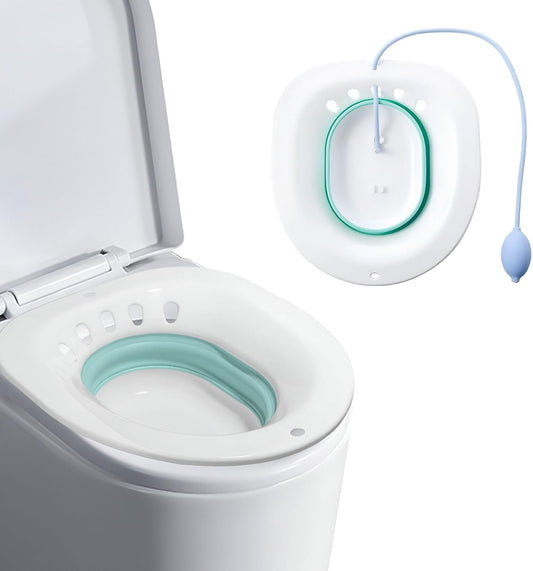 Bidet Portátil para el WC con Bomba Manual y Gancho – Higiene Íntima, Postparto y Hemorroides