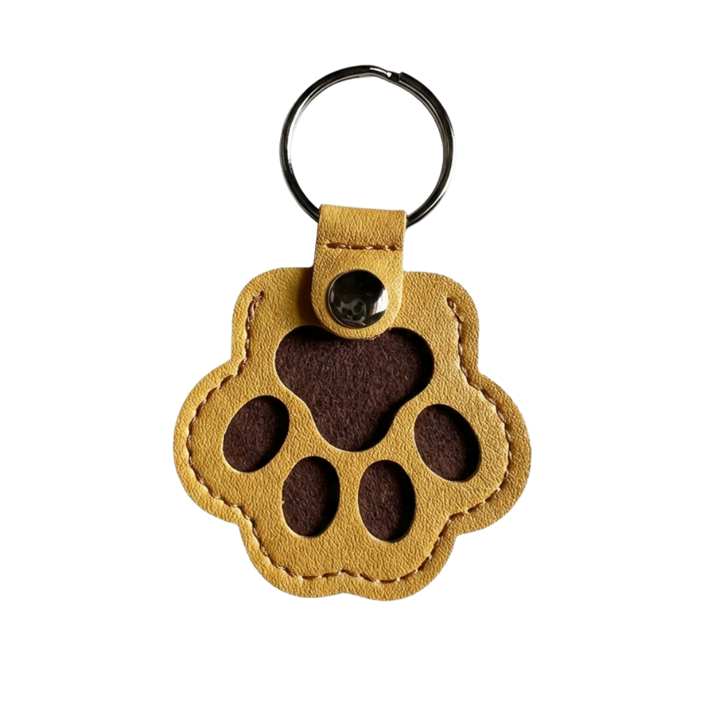 Portachiavi ricordo per peli di animali domestici