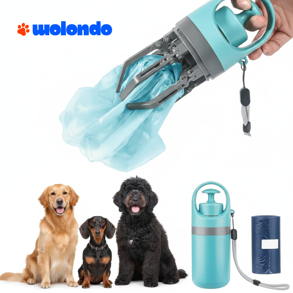 Recogedor de excrementos con bolsa