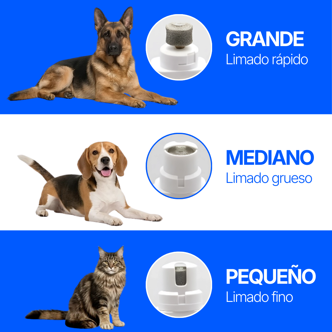 Corta uñas mascotas 2 en 1