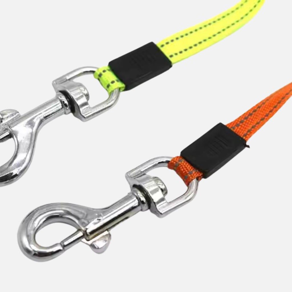 Correa doble antienredos con luz y depósito