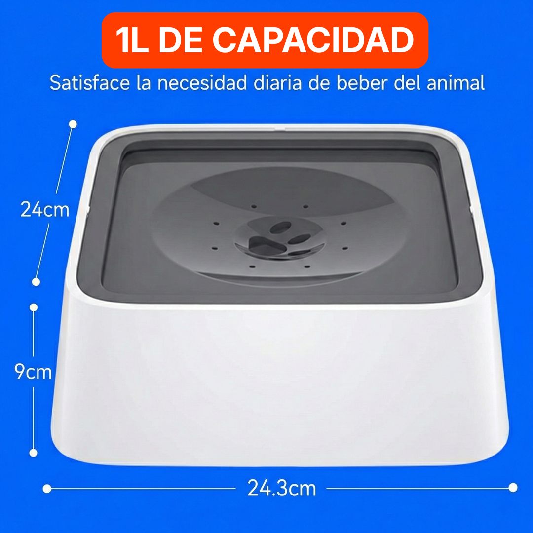 Bebedero mascota antigoteo